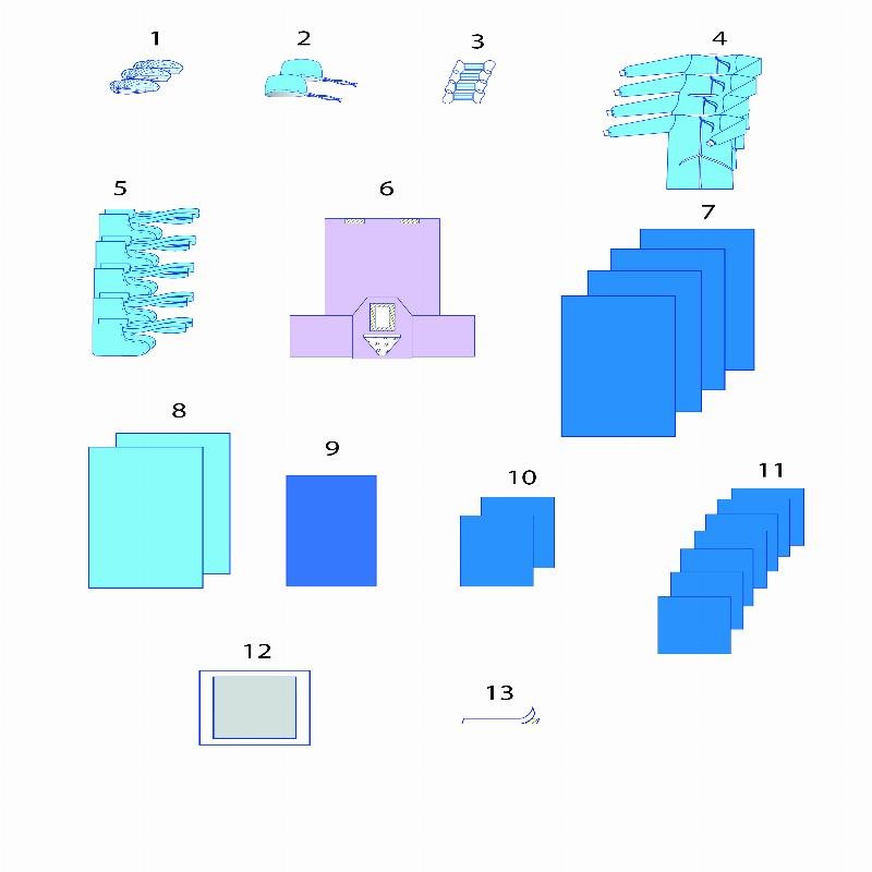 Комплект одягу та покриттів операційних для кесаревого розтину №16 Taipan-Pharm стерильний